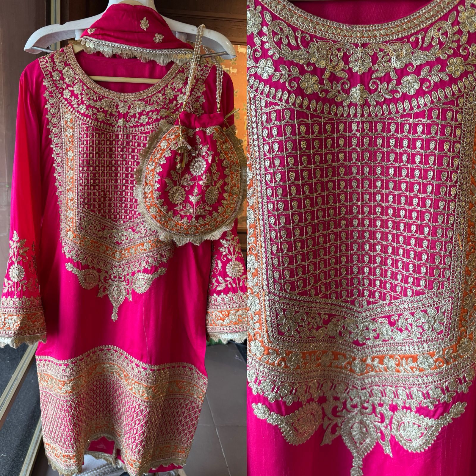 Pure 100% silk Kurta