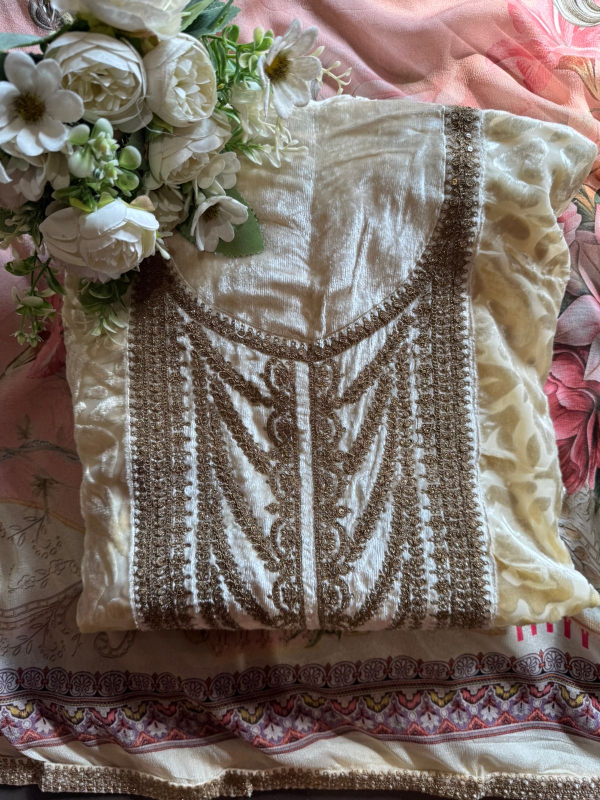 Designer brasso Unstitched shirts