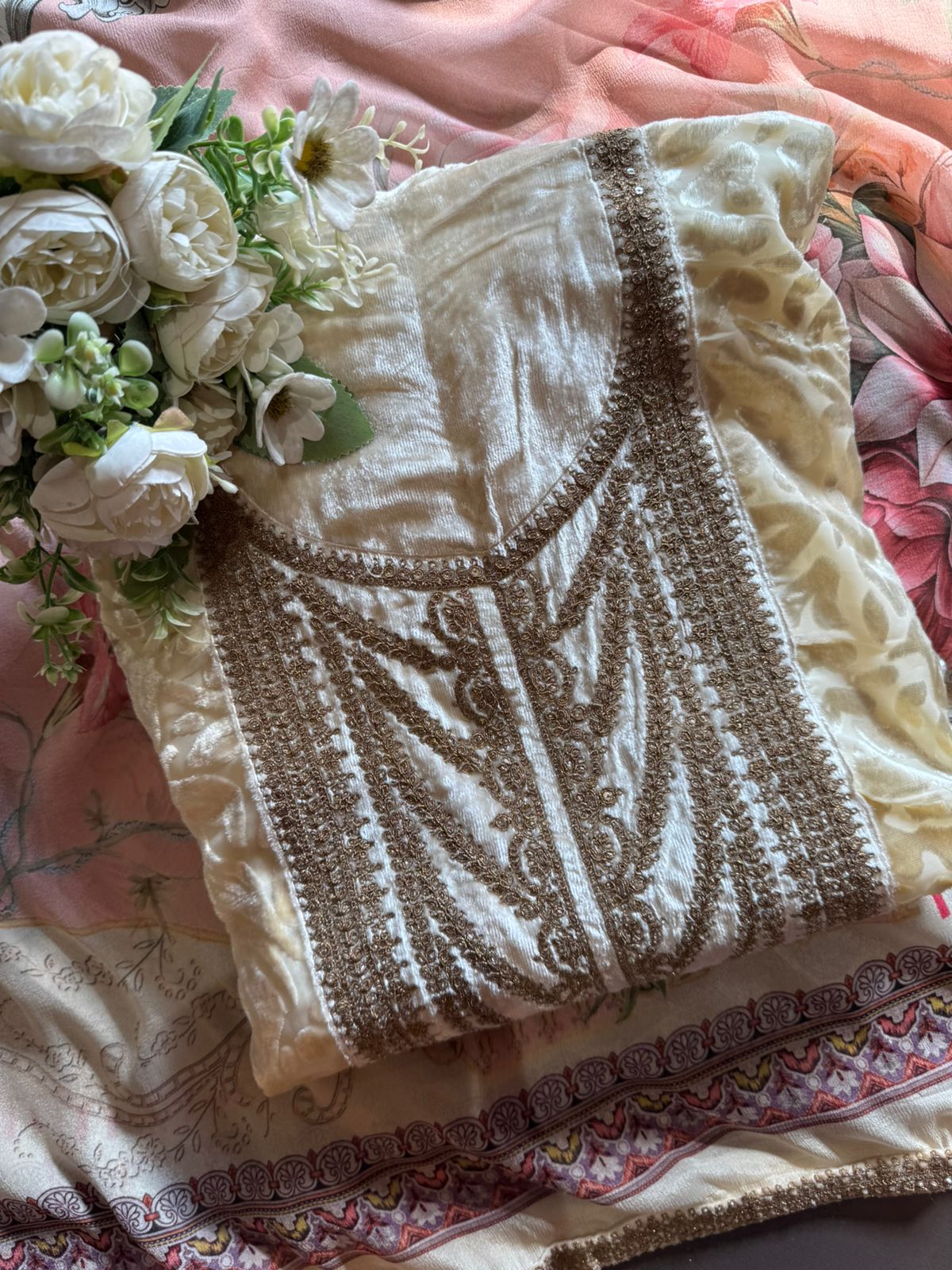 Designer brasso Unstitched shirts