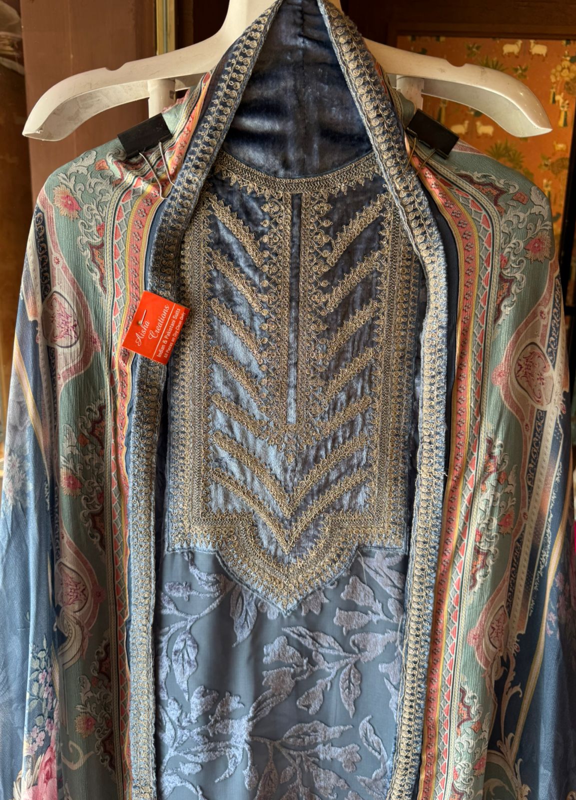 Designer brasso Unstitched shirts