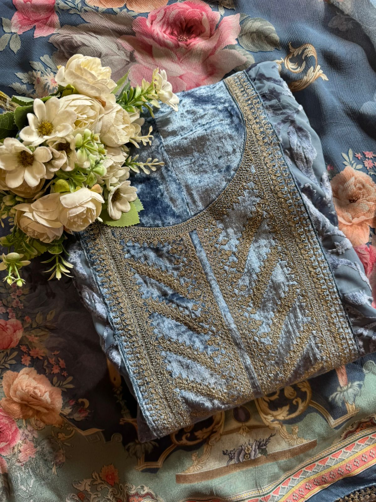 Designer brasso Unstitched shirts