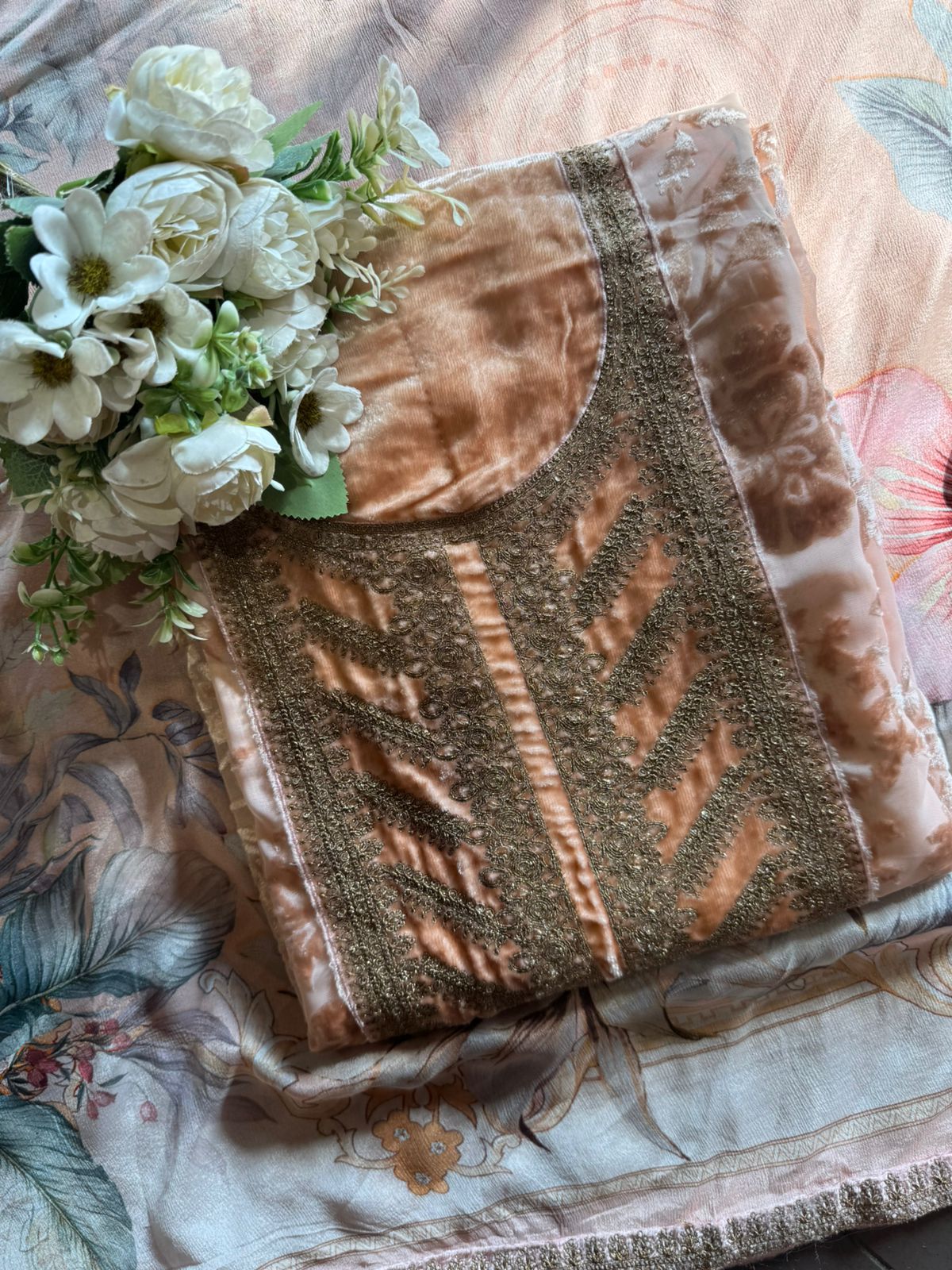 Designer brasso Unstitched shirts