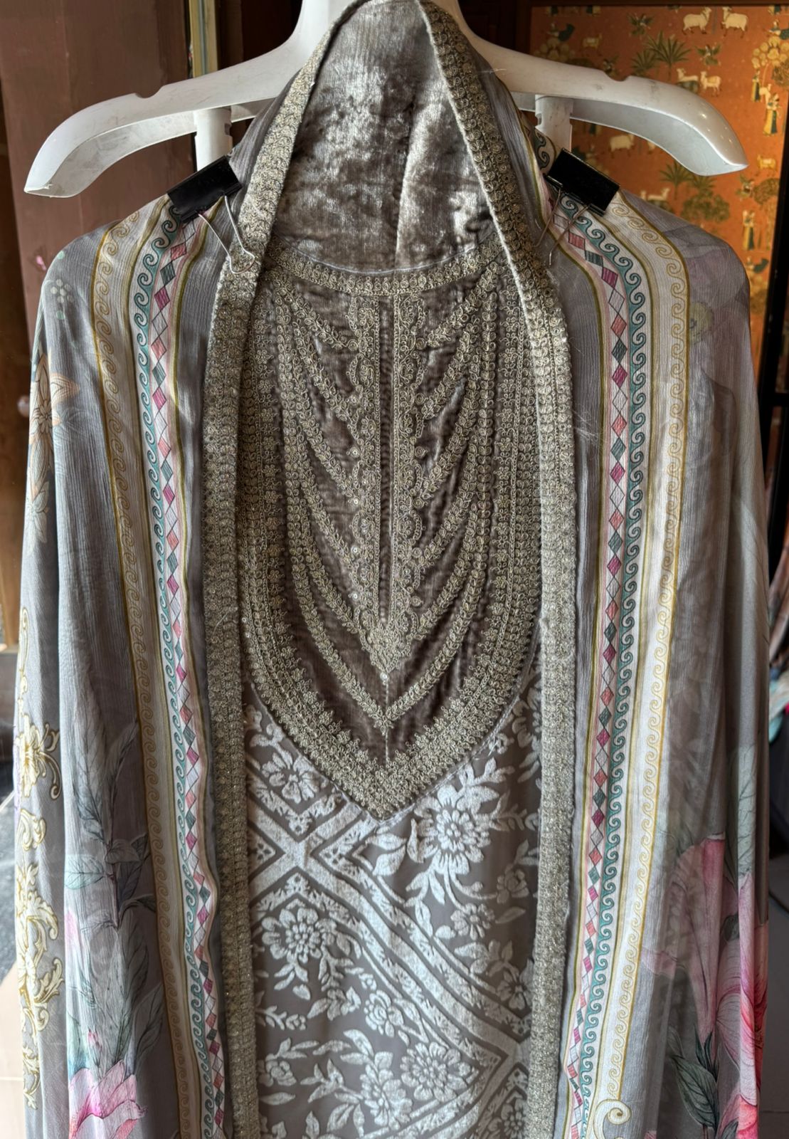 Designer brasso Unstitched shirts