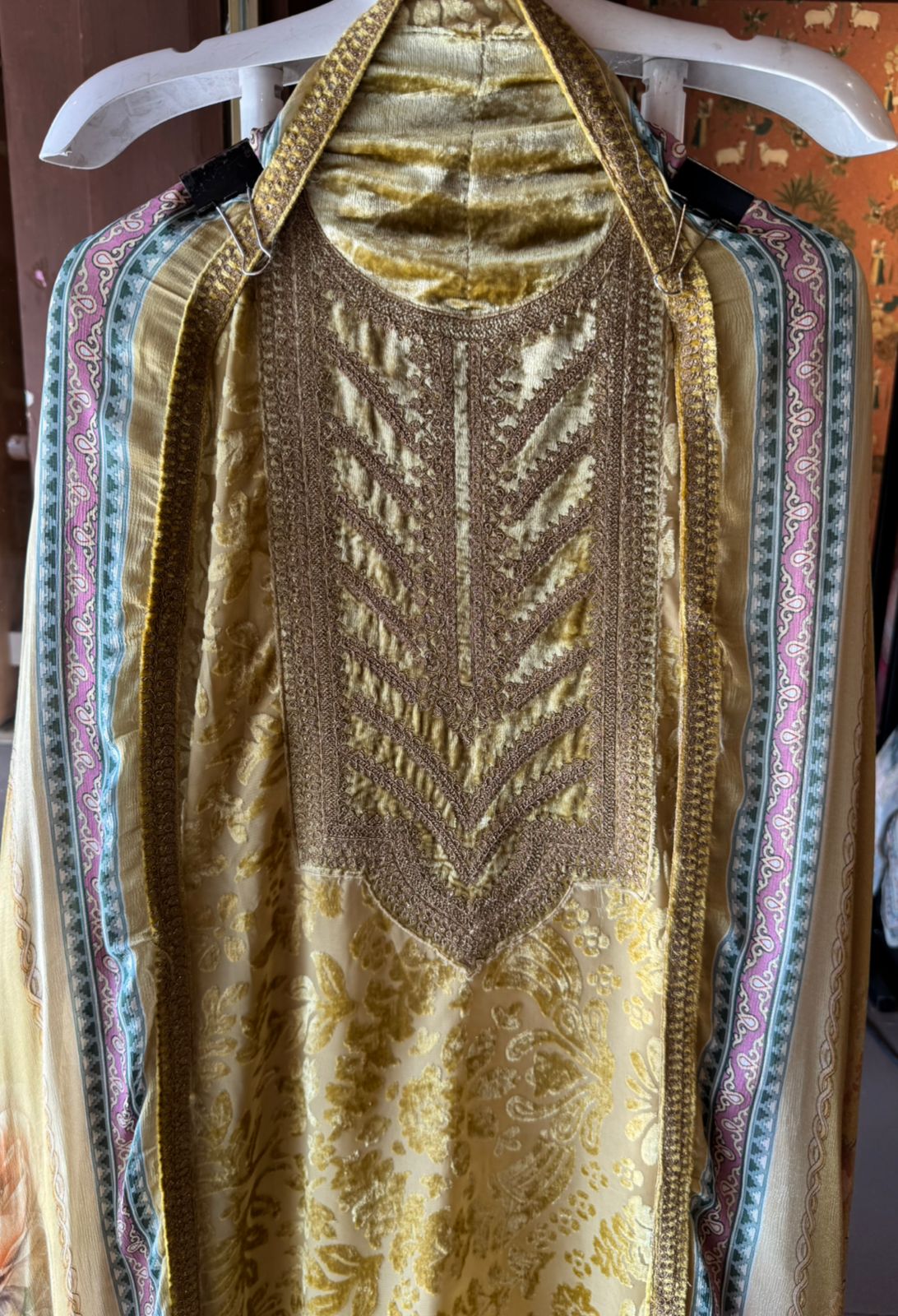 Designer brasso Unstitched shirts