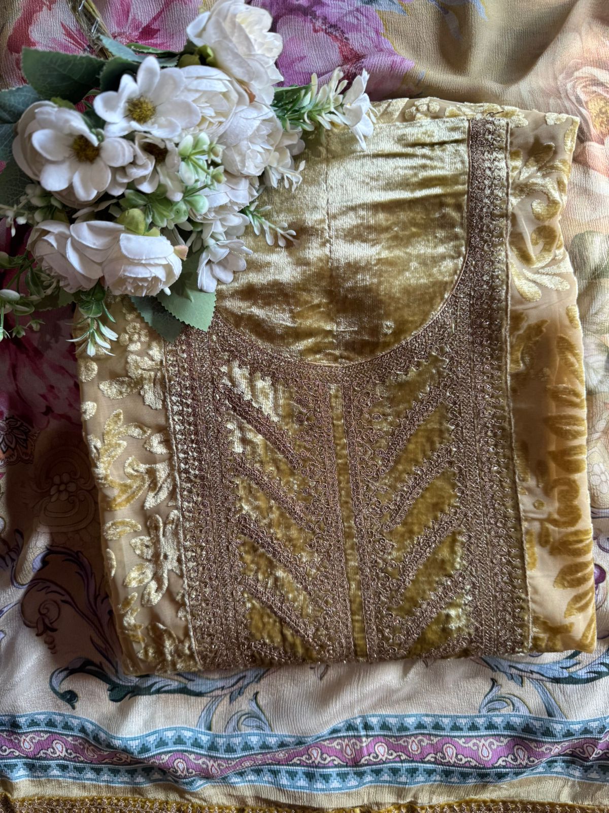 Designer brasso Unstitched shirts