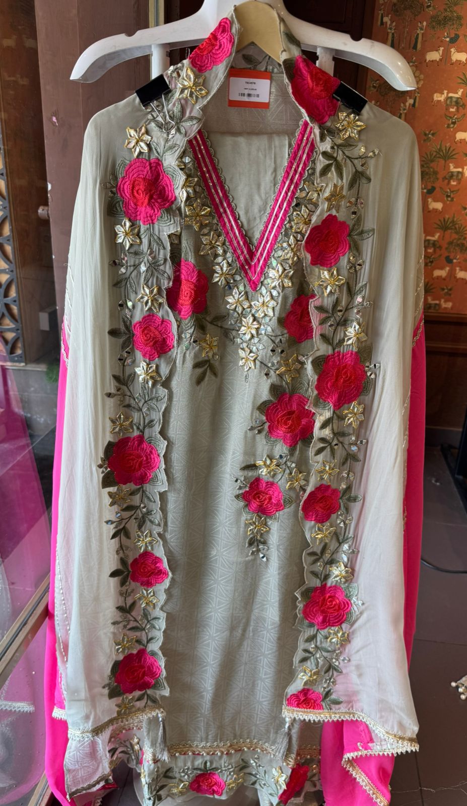 Self weaved tissue Unstitched shirt