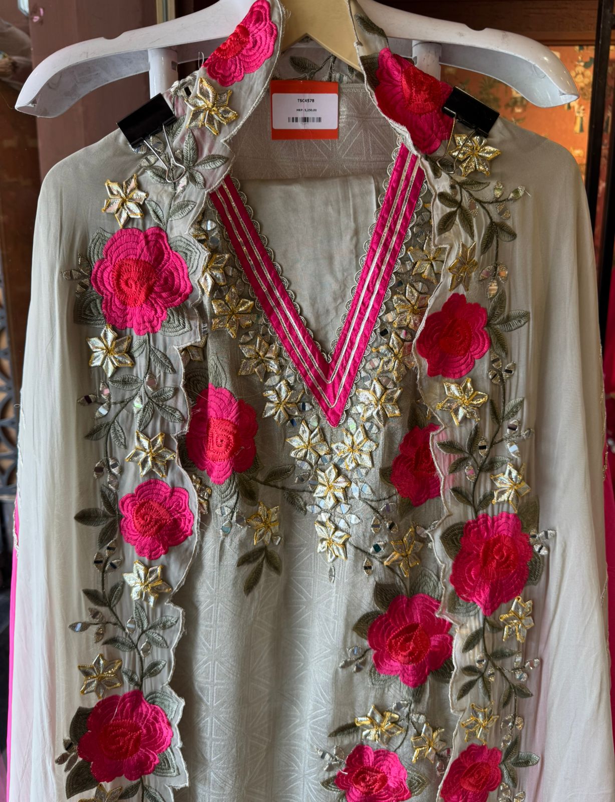 Self weaved tissue Unstitched shirt