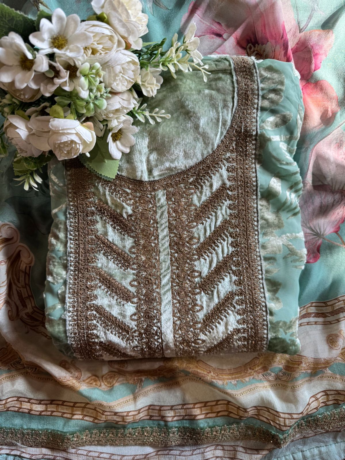 Designer brasso Unstitched shirts