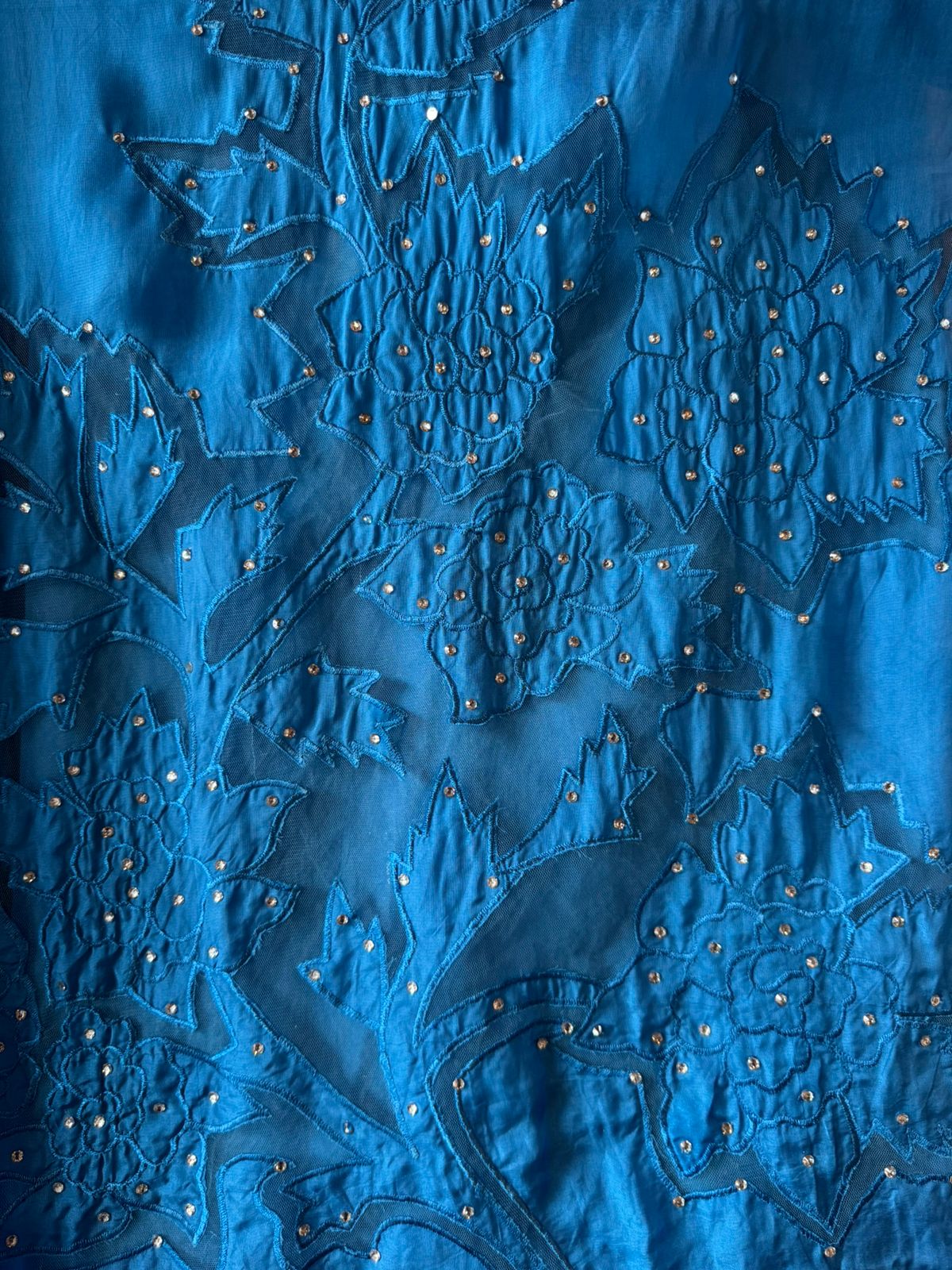 Soft organza  unstitched Kurta