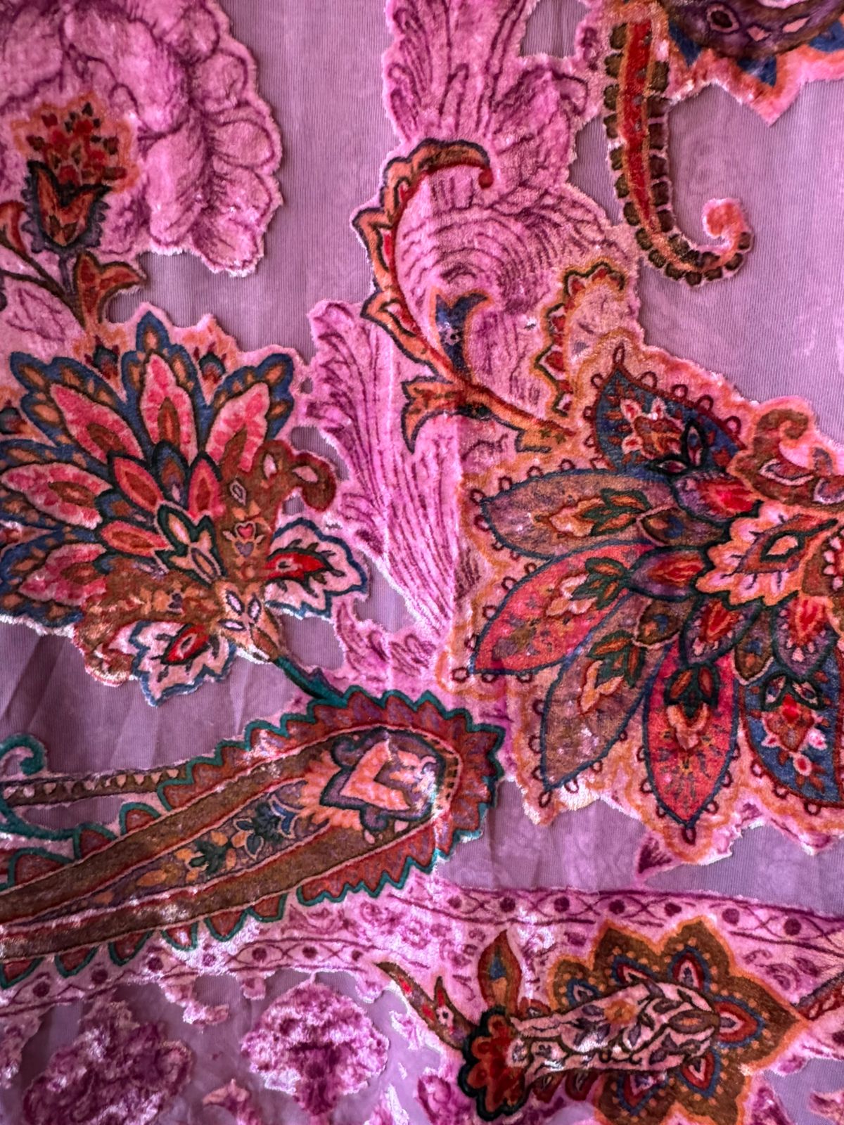 Pure viscose brasso velvet full suit