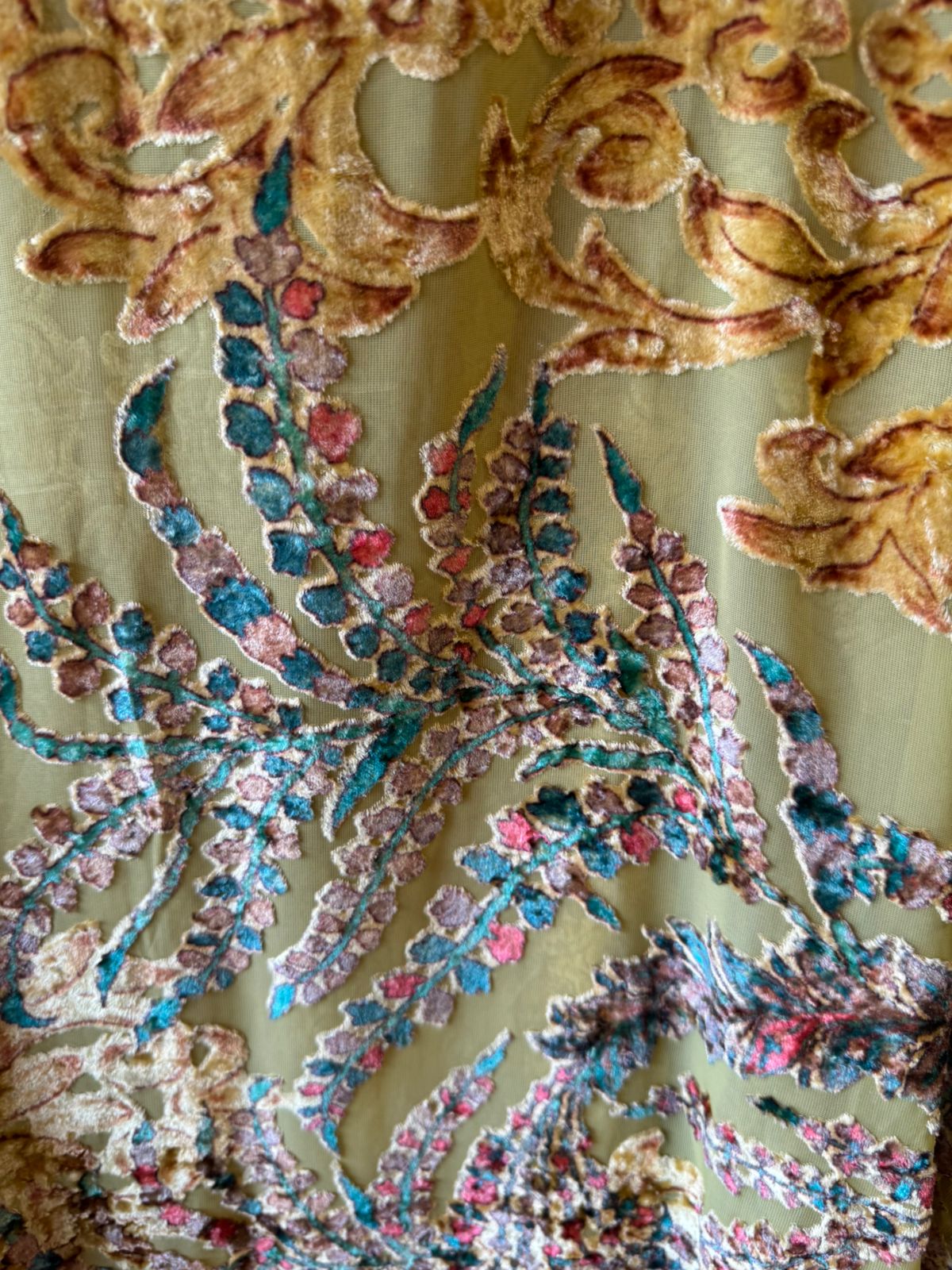 Pure viscose brasso velvet full suit