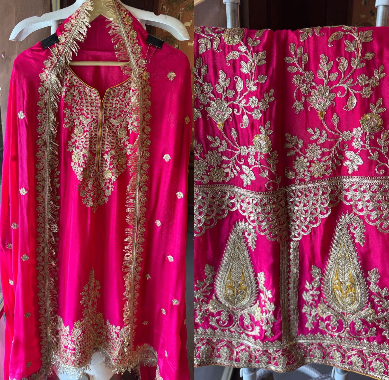 SILK SHARARA SET
