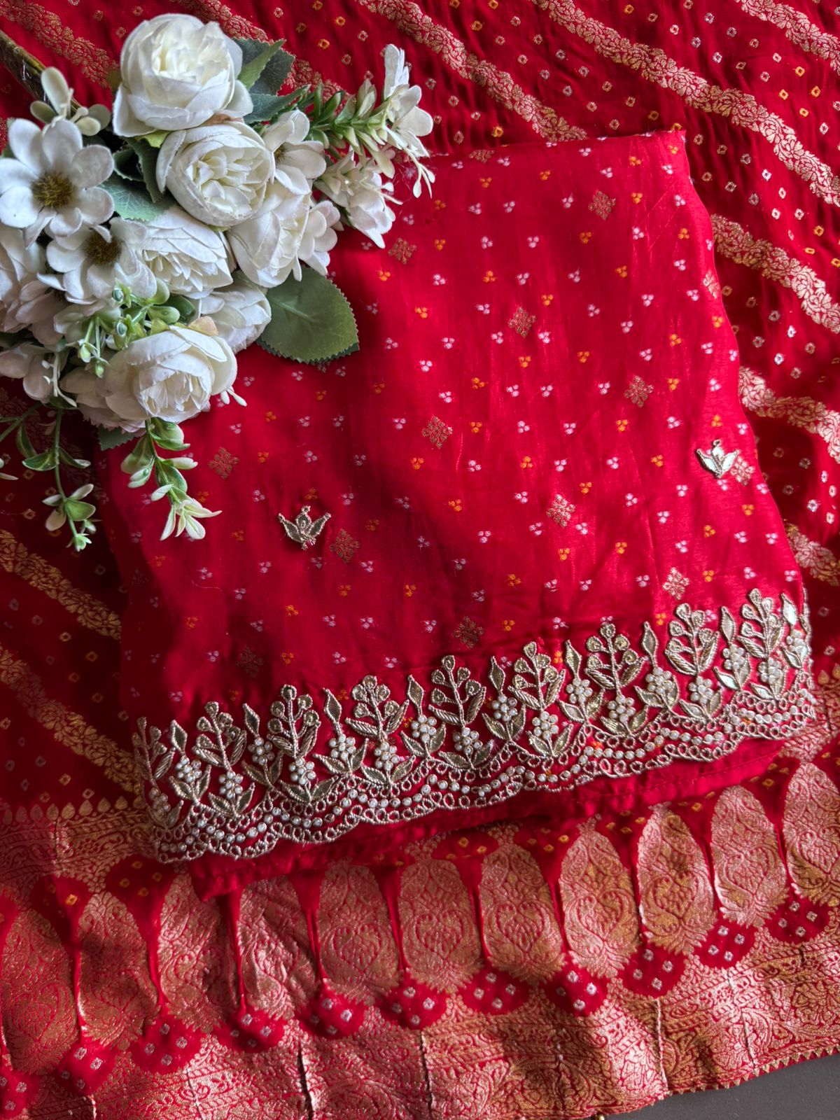 Beautiful  red ethnic suit