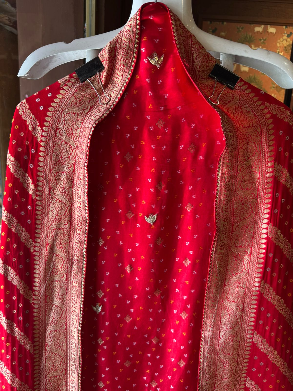 Beautiful  red ethnic suit