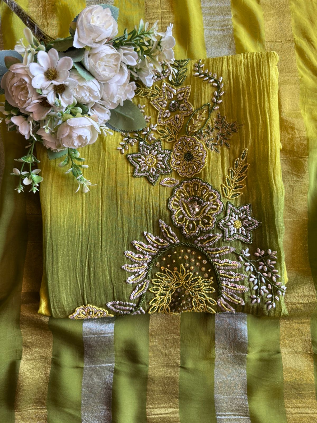 Tissue fabric Unstitched shirt