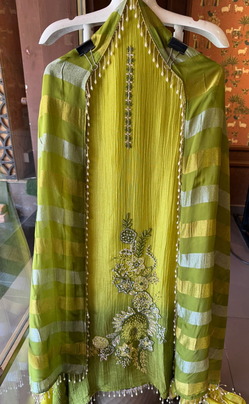 Tissue fabric Unstitched shirt