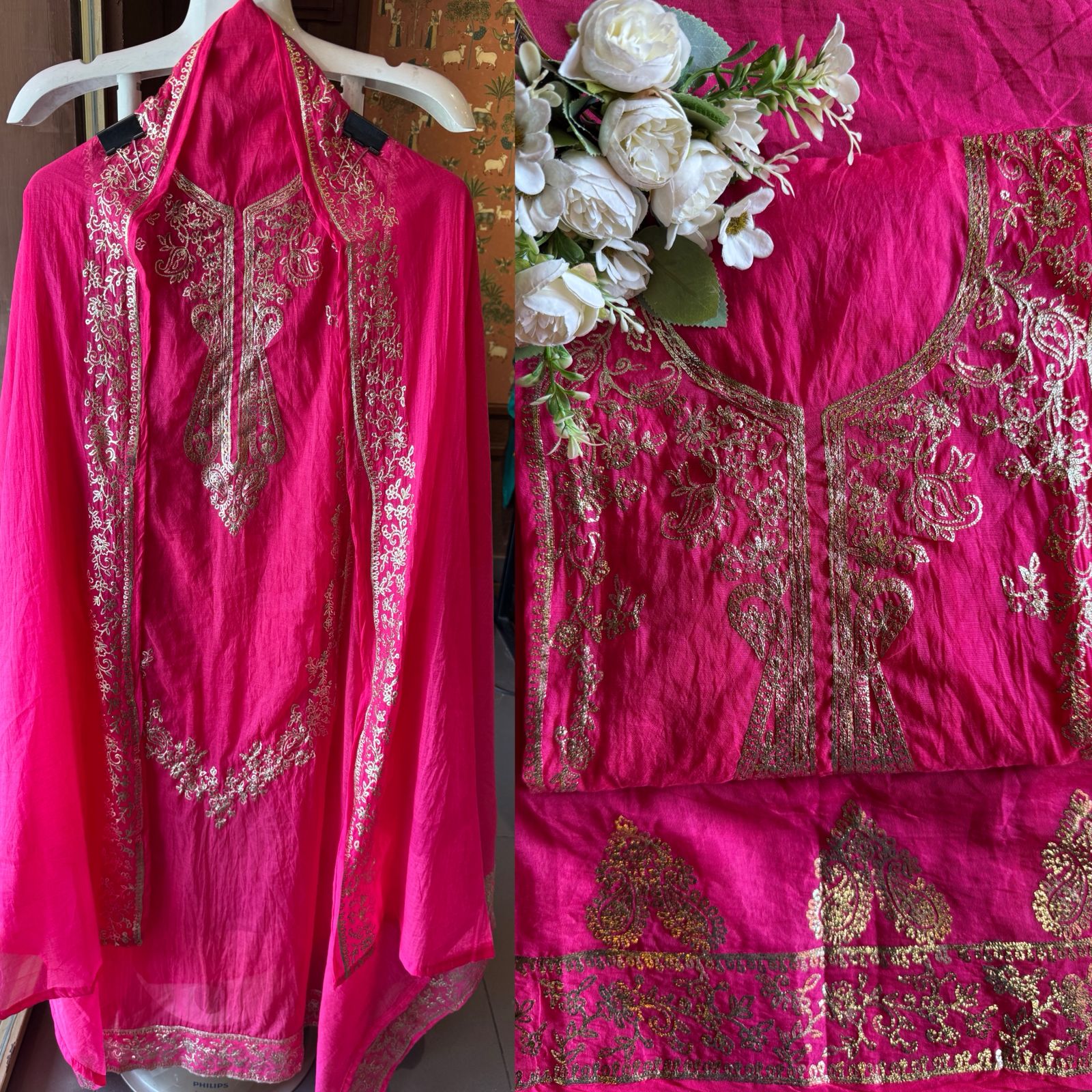 Beautiful  red ethnic suit