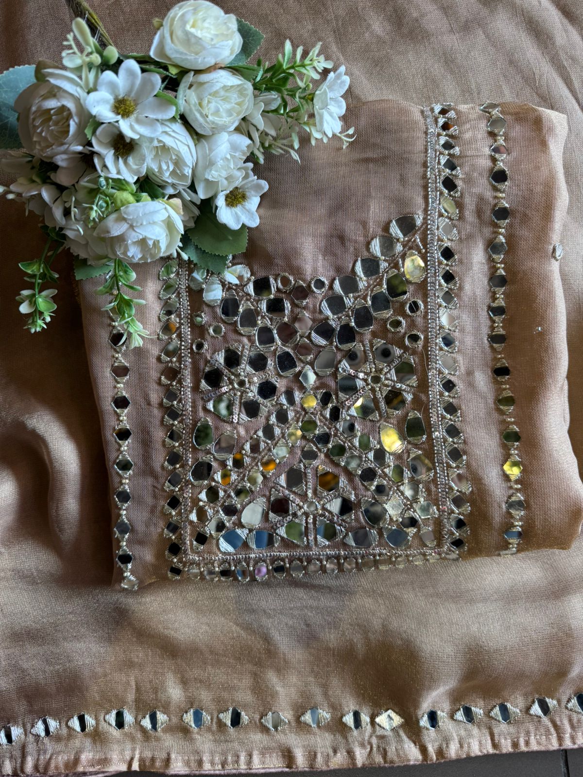 Shimmer Soft buberry tissue shirt