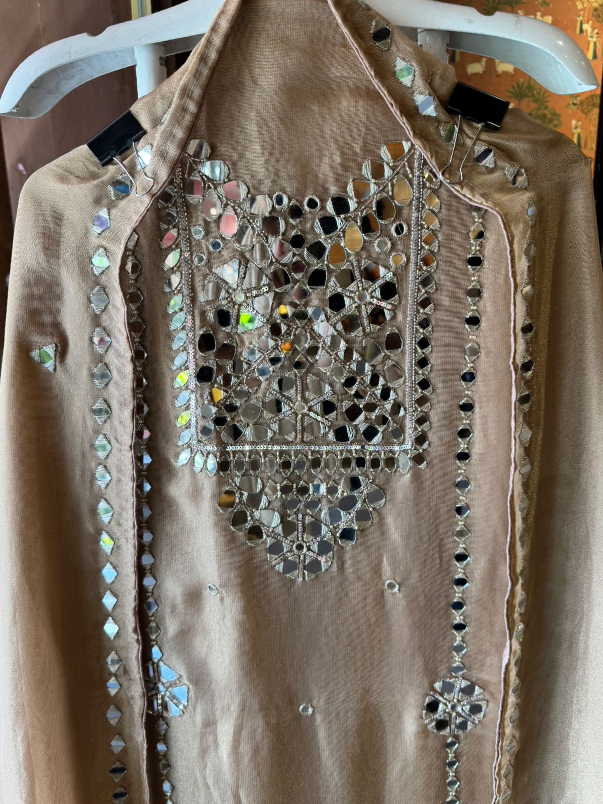 Shimmer Soft buberry tissue shirt