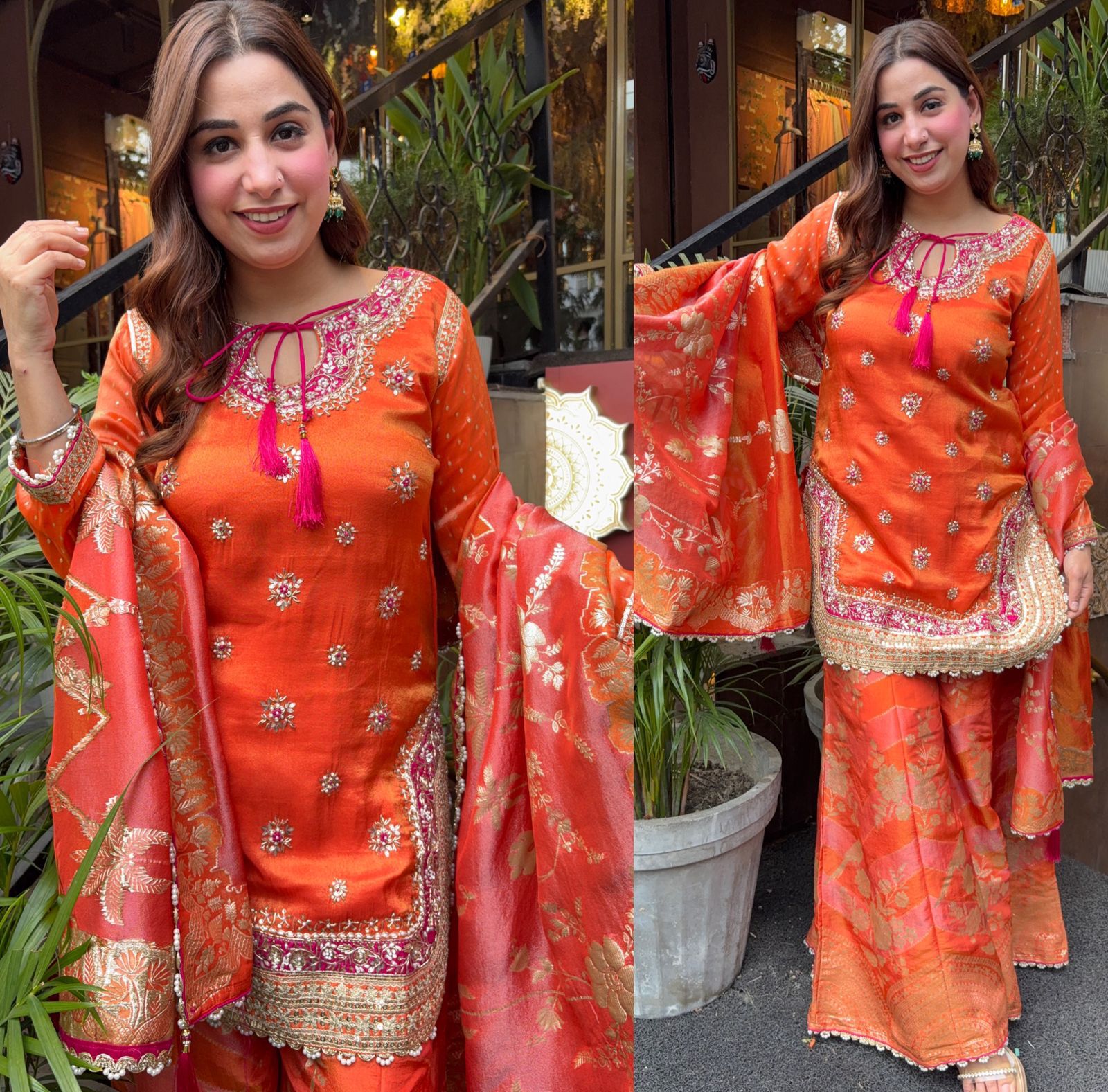 Beautiful ethnic sharara set