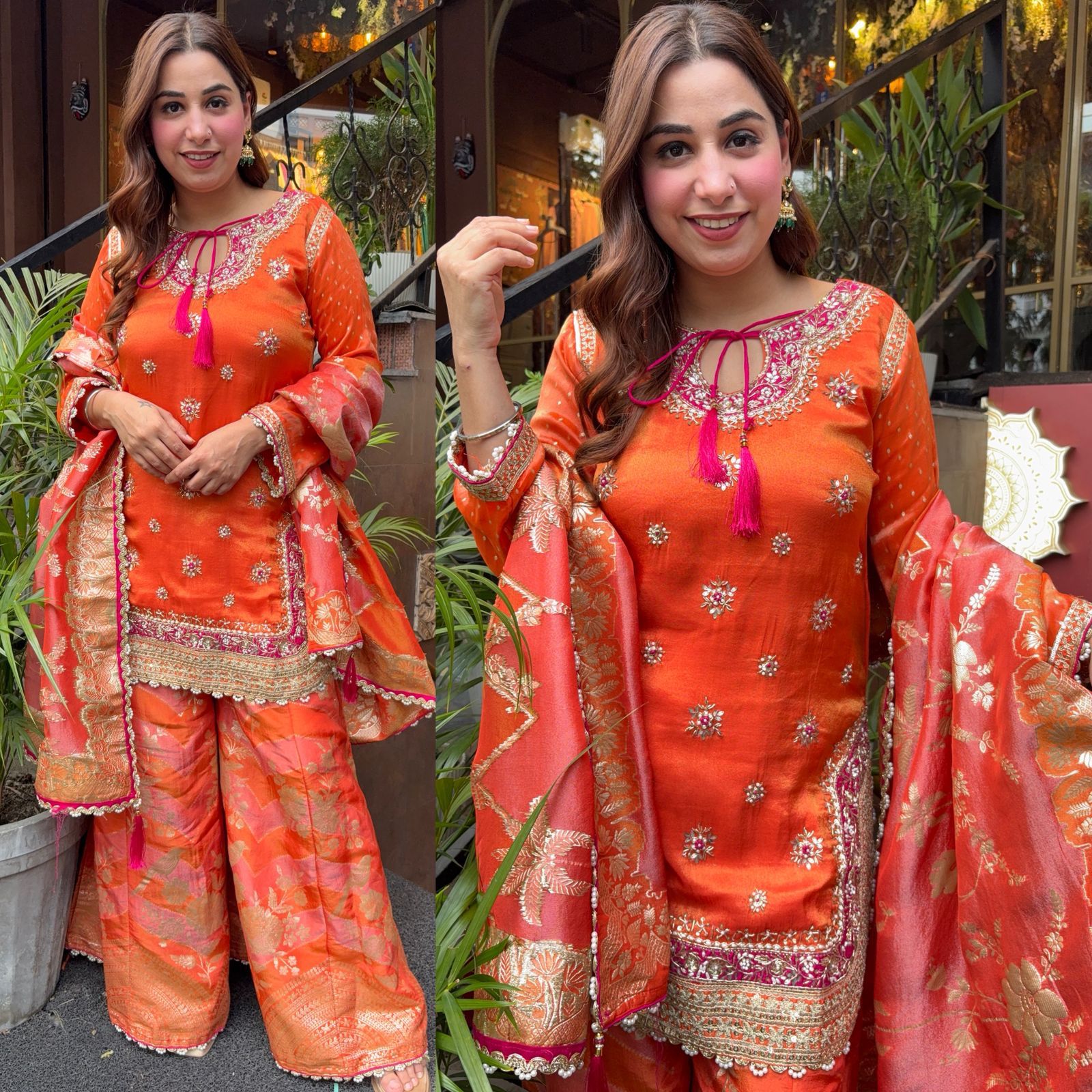 Beautiful ethnic sharara set