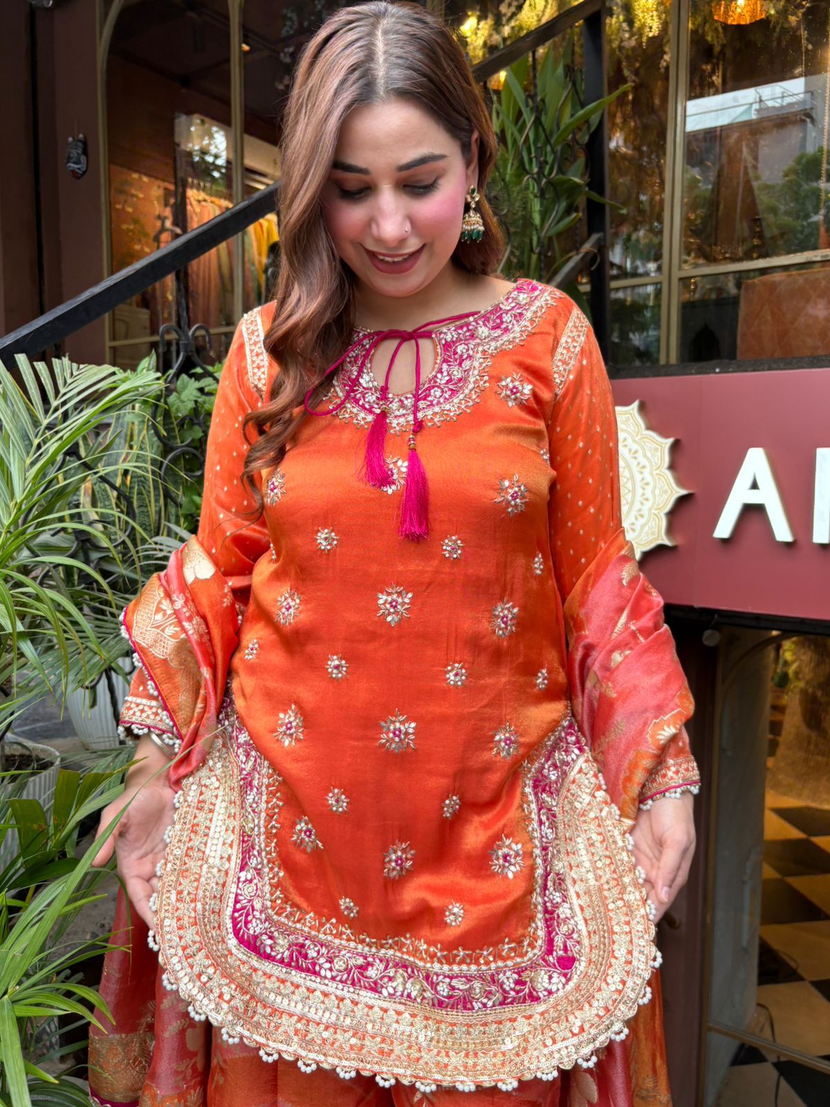 Beautiful ethnic sharara set