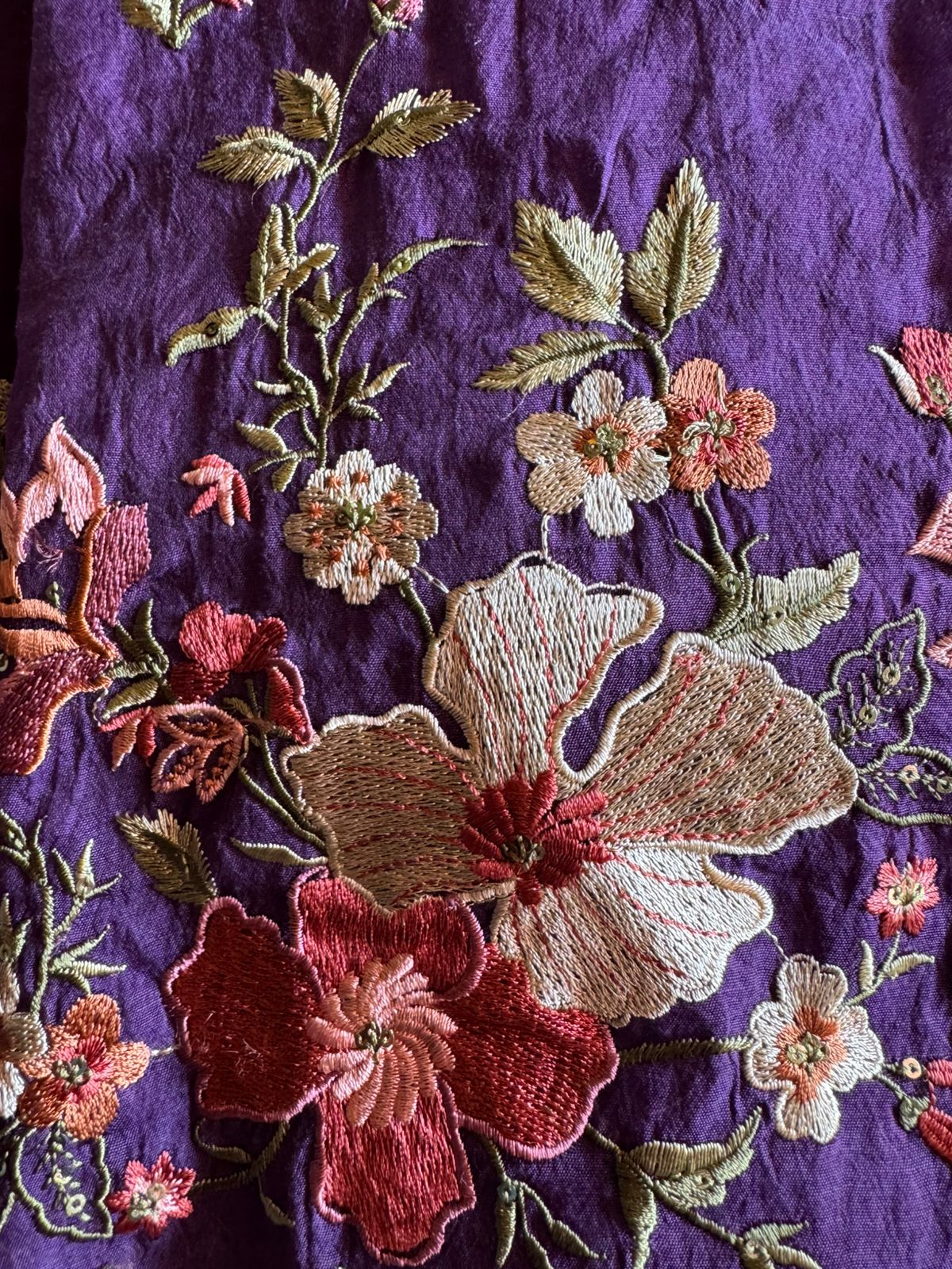 Mul cotton chanderi Unstitched suit