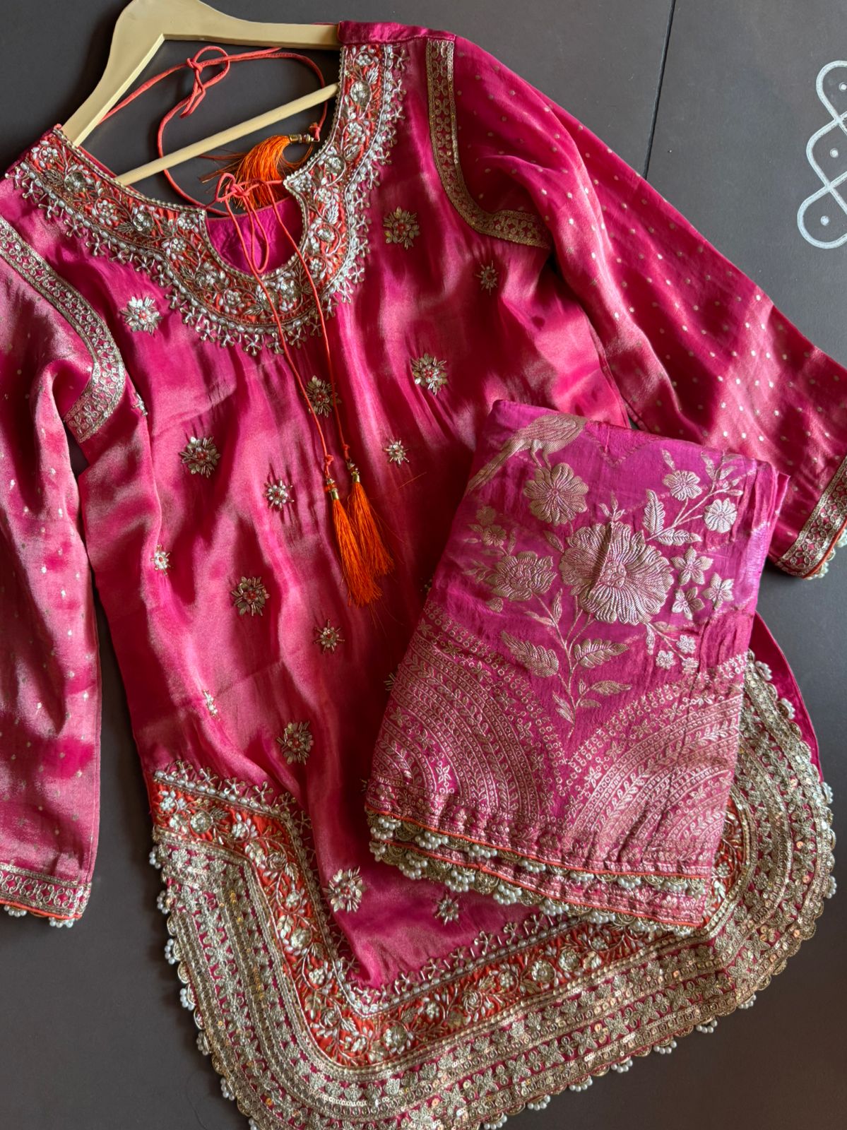 Beautiful ethnic sharara set