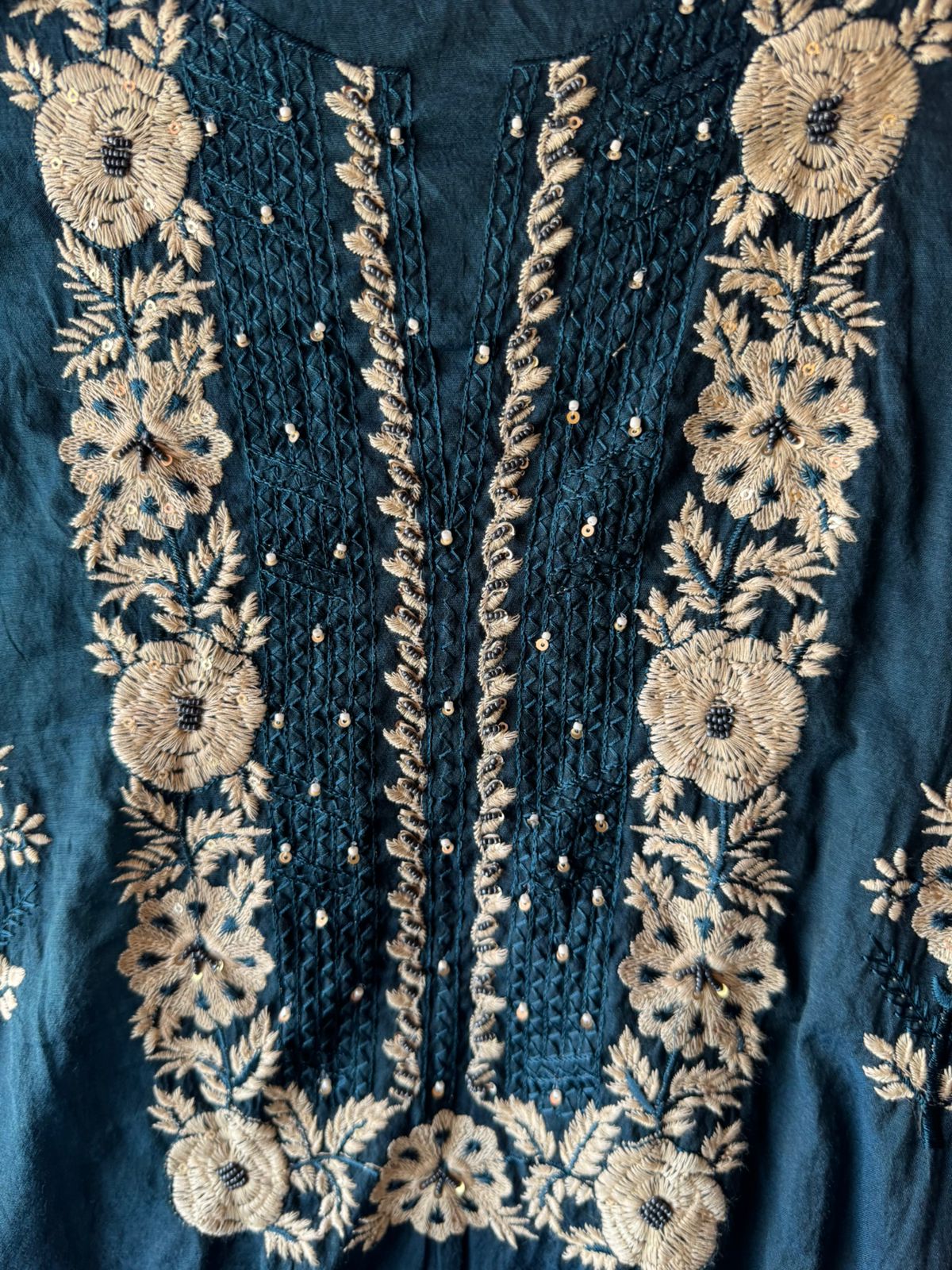 Mul cotton Unstitched Kurta