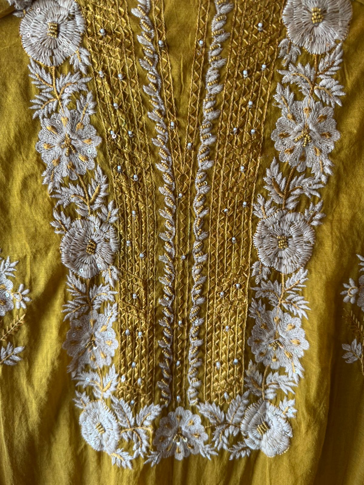 Mul cotton Unstitched Kurta