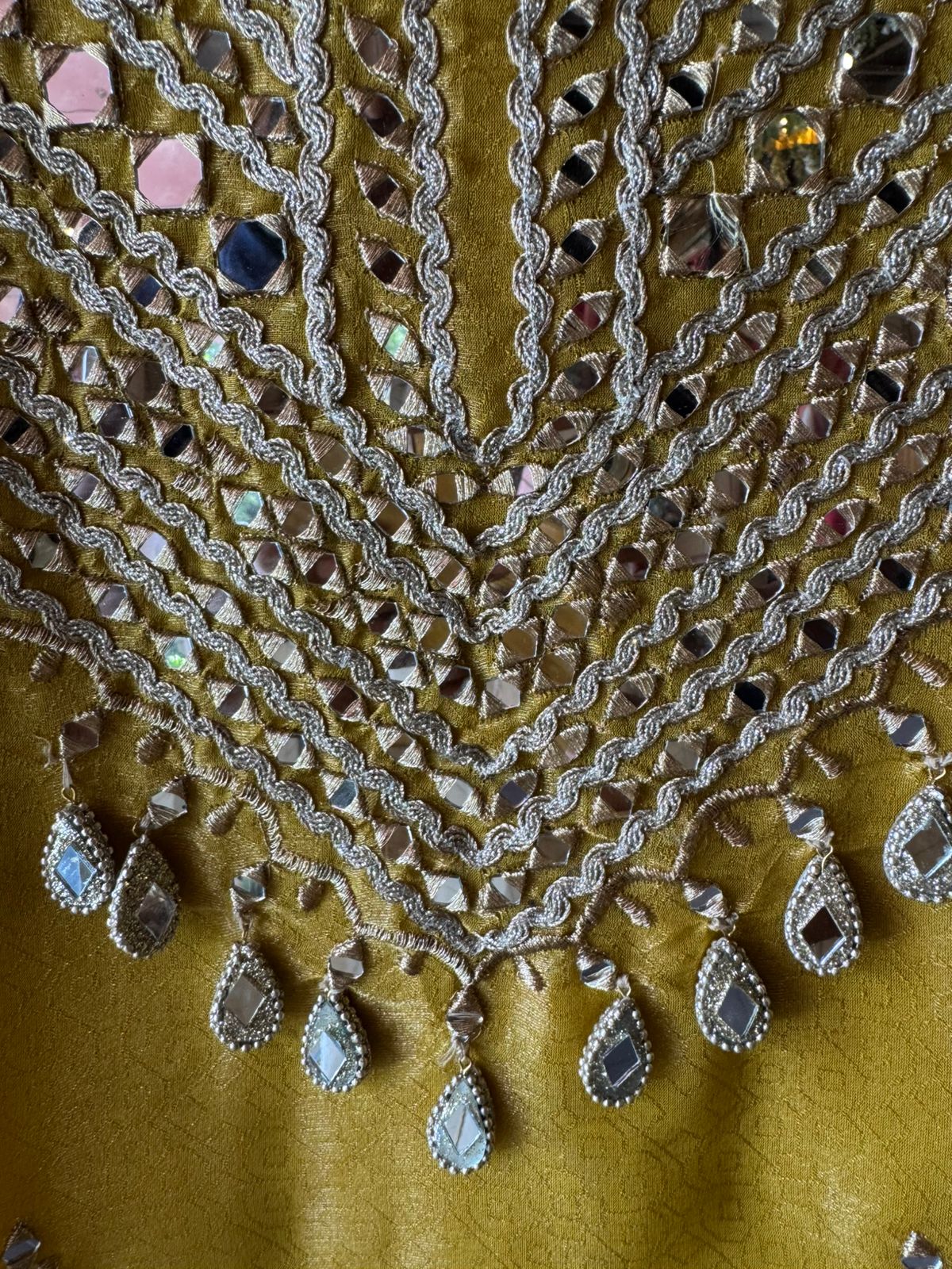 Shimmer tissue Unstitched Suit