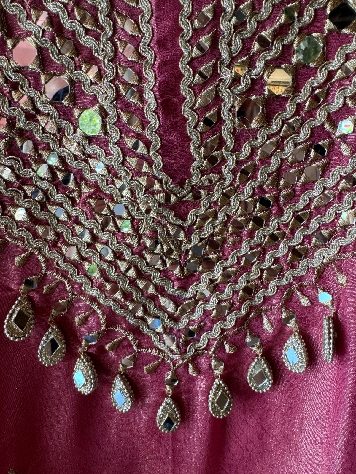 Shimmer tissue Unstitched Suit