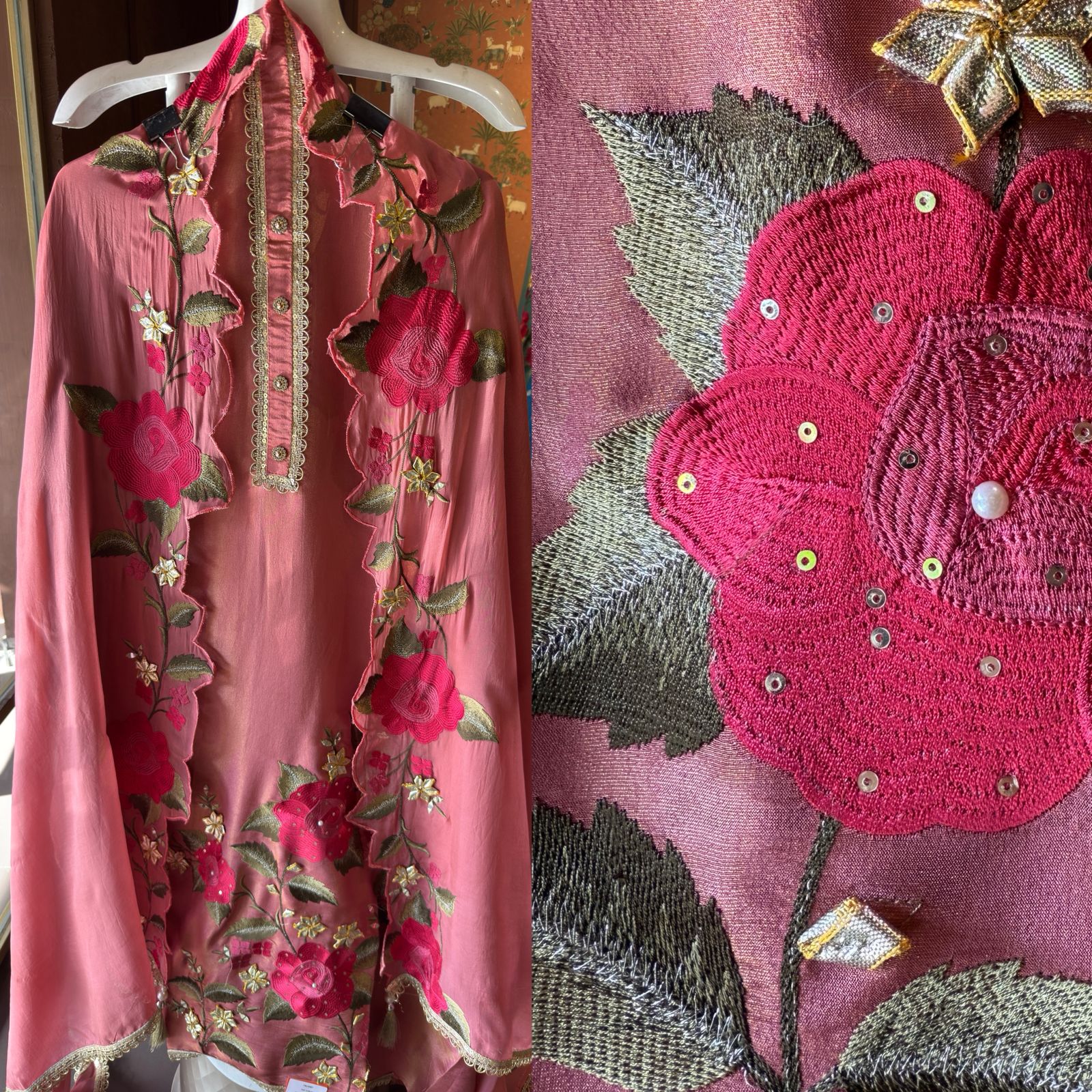 Shimmer tissue unstitched Shirt