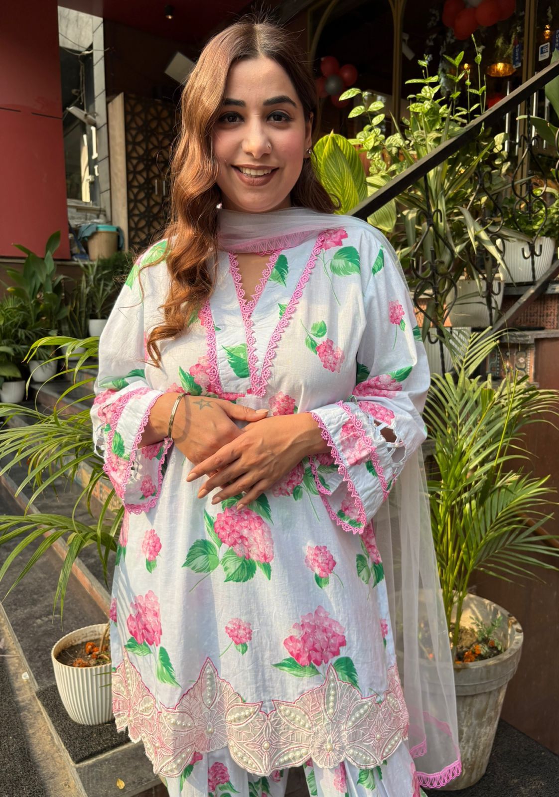 Pure cotton Stitched Suit