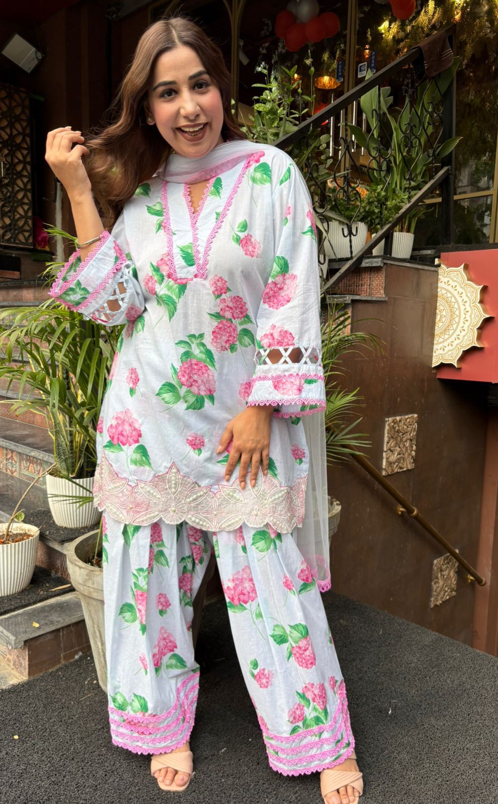 Pure cotton Stitched Suit