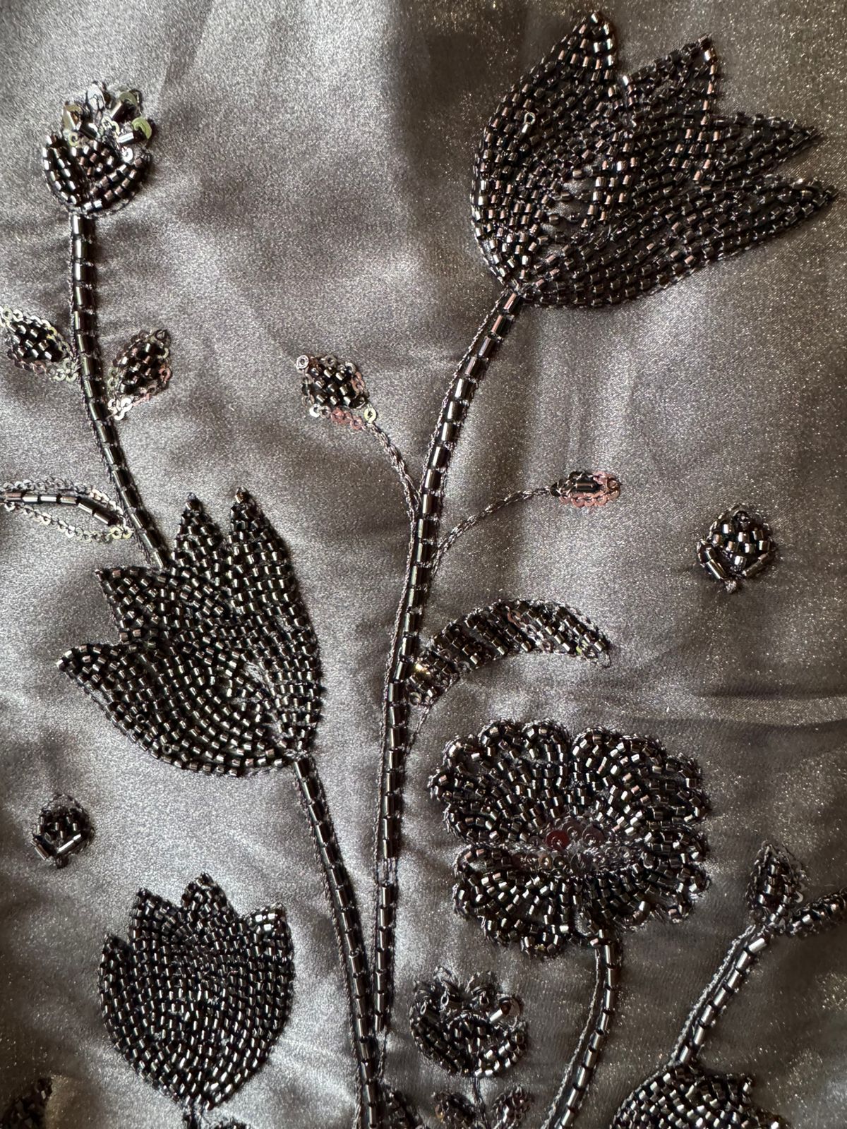 Pakistani handwork pieces On pure tissue shirt