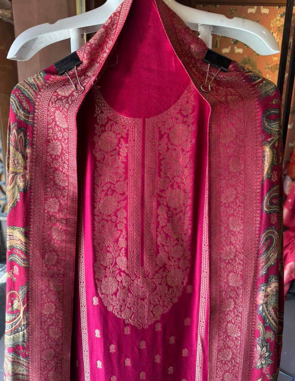 Semi Formal Pashmina unstitched Suits