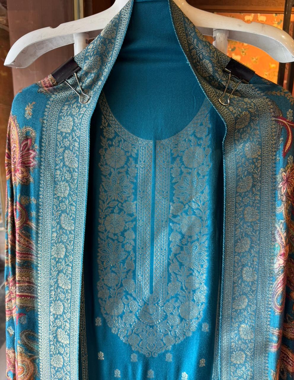 Semi Formal Pashmina unstitched Suits