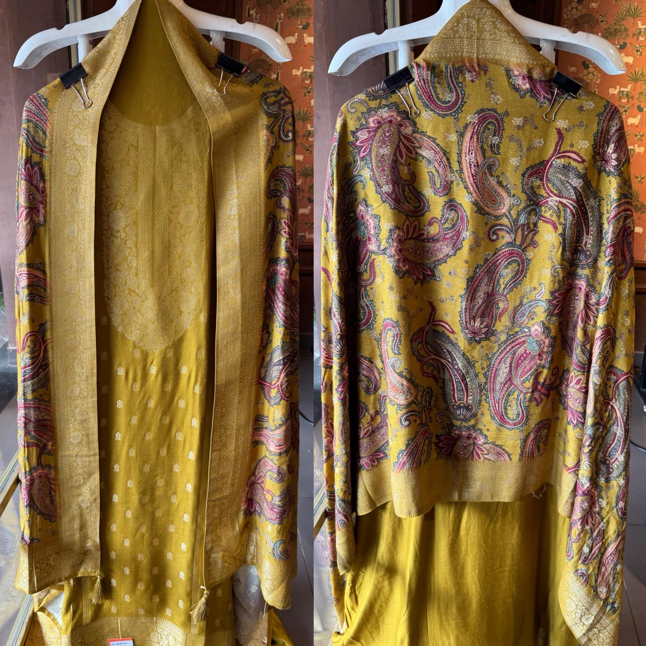 Semi Formal Pashmina unstitched Suits