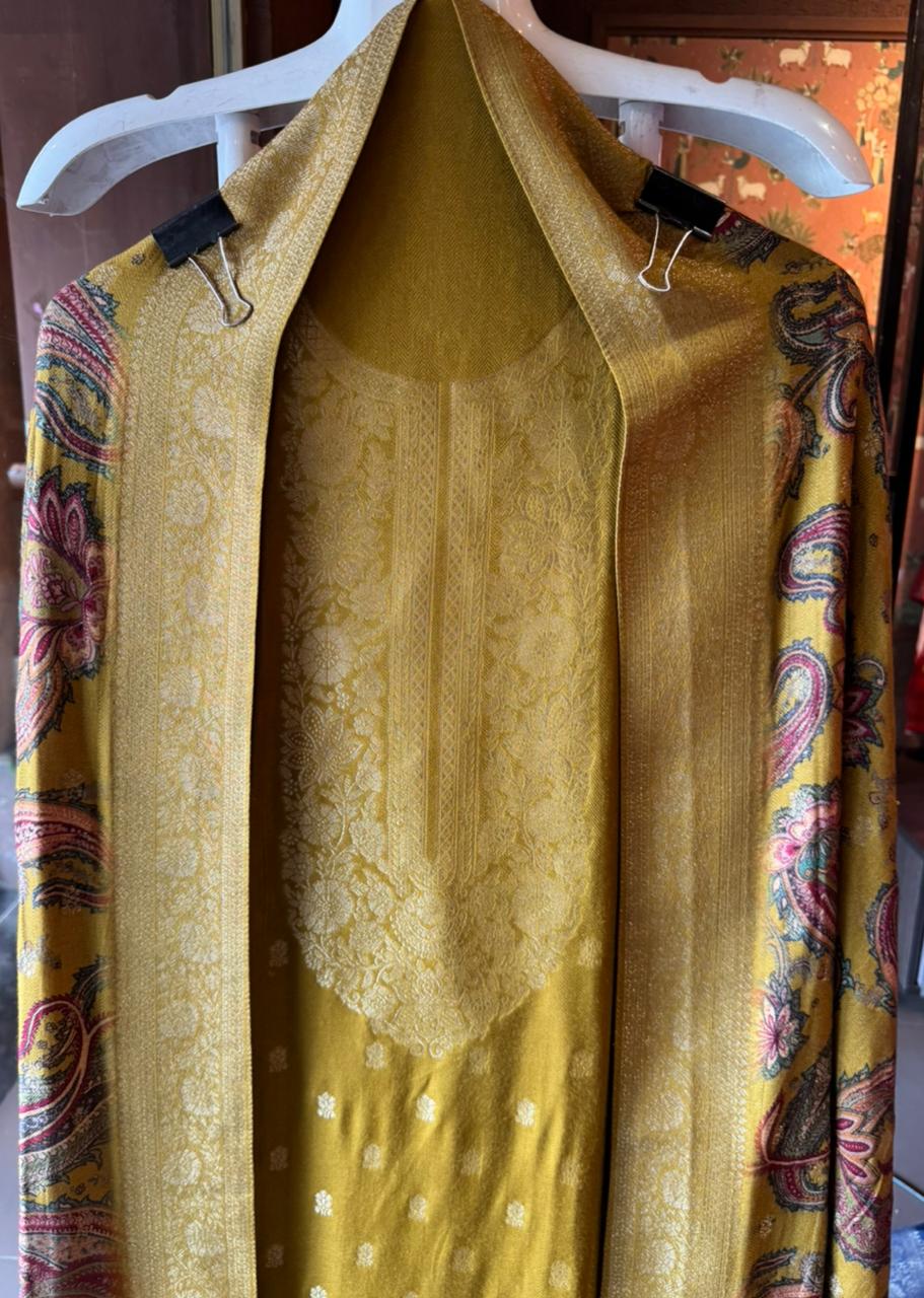 Semi Formal Pashmina unstitched Suits