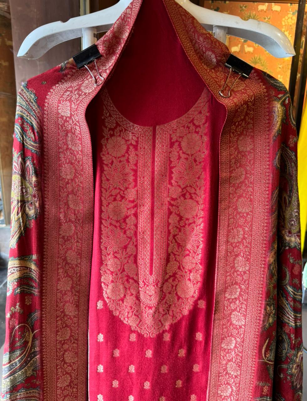 Semi Formal Pashmina unstitched Suits