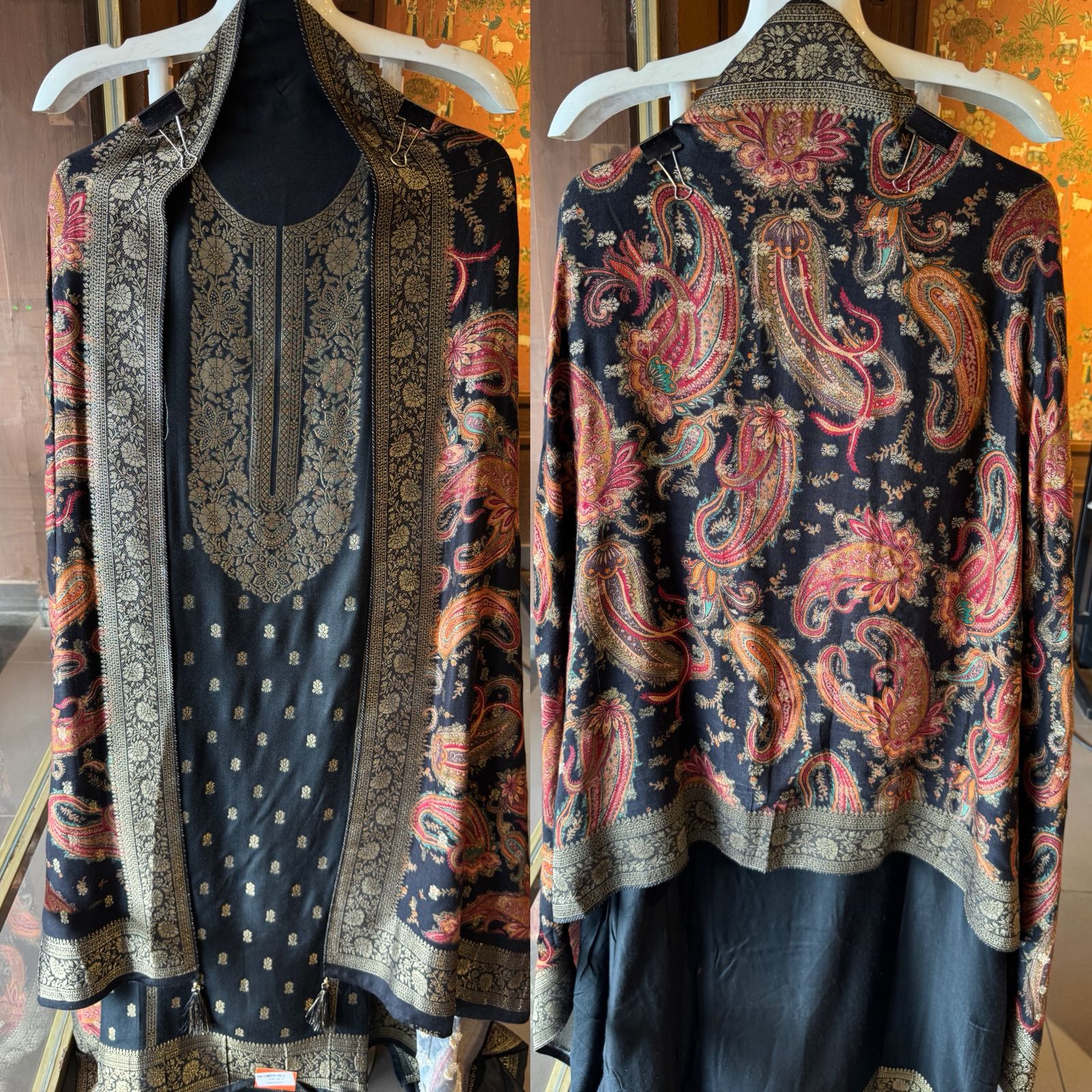 Semi Formal Pashmina unstitched Suits