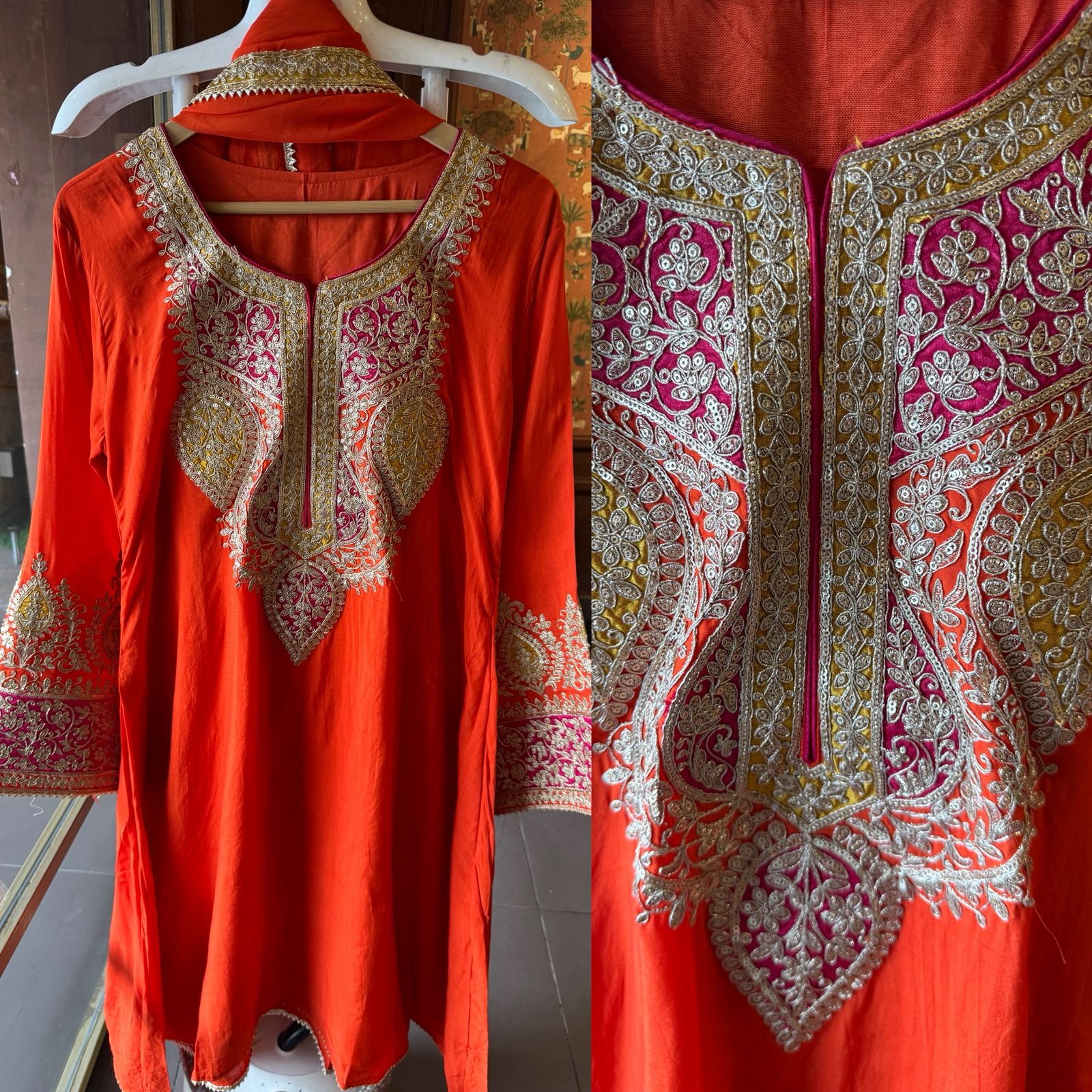 Pure 100% silk Kurta