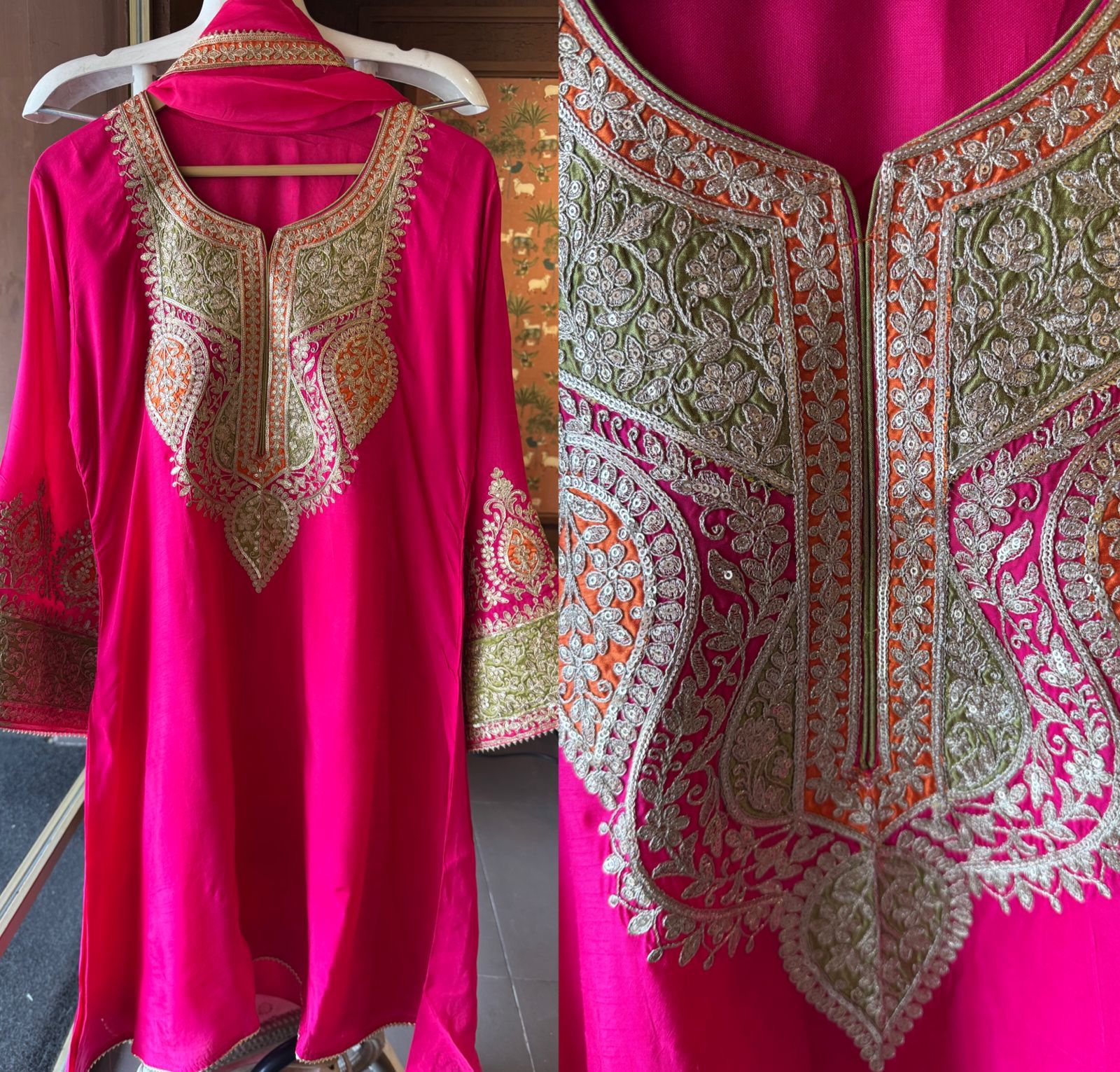 Pure 100% silk Kurta