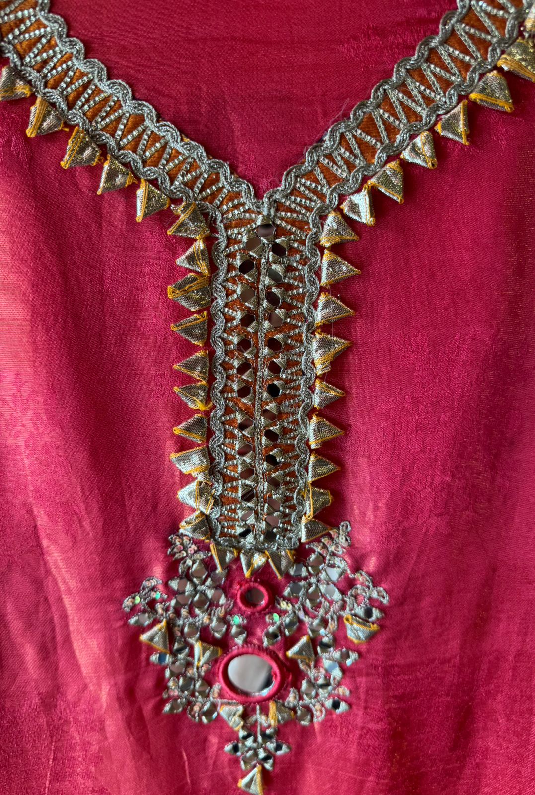 Shimmer self tissue Unstitched Suit