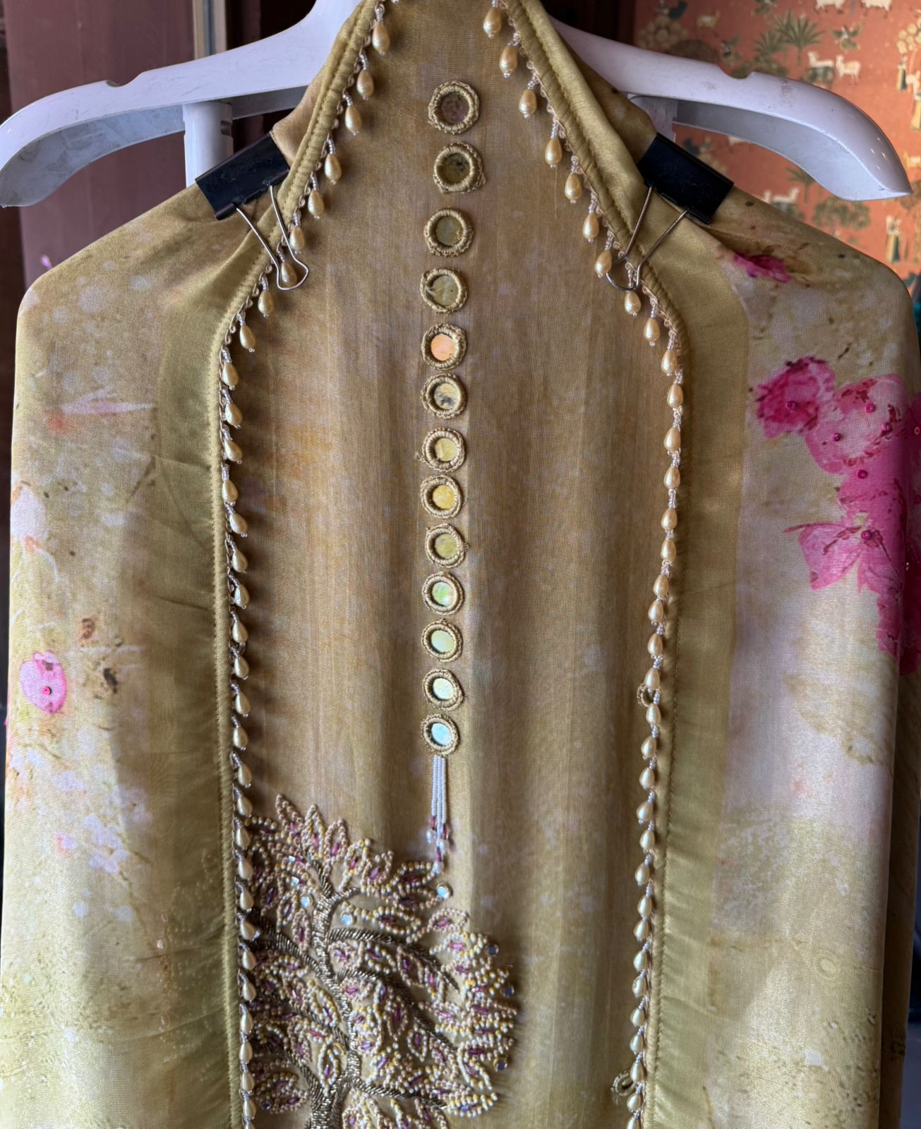 Soft Self digital printed Unstitched Suit