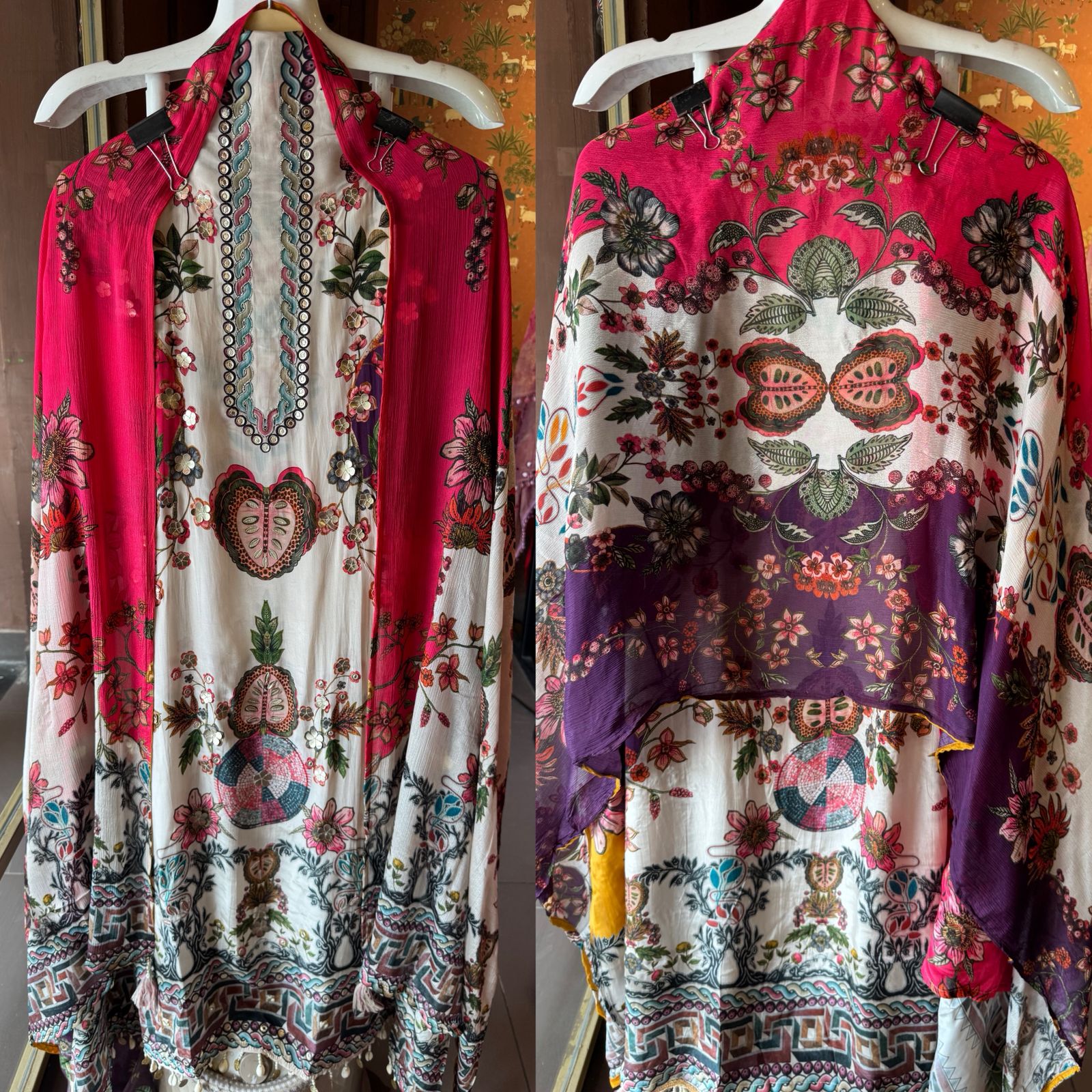 Pure Digital printed crepe Unstitched suit