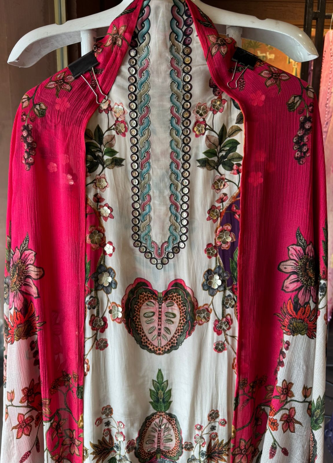 Pure Digital printed crepe Unstitched suit