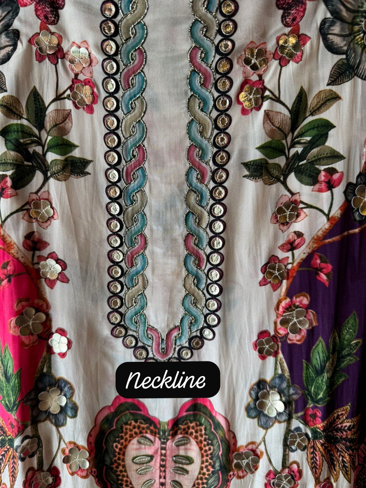 Pure Digital printed crepe Unstitched suit