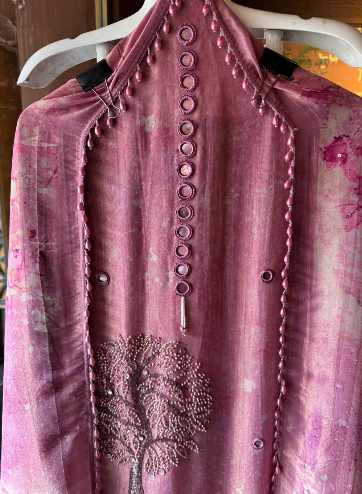 Soft Self digital printed Unstitched Suit